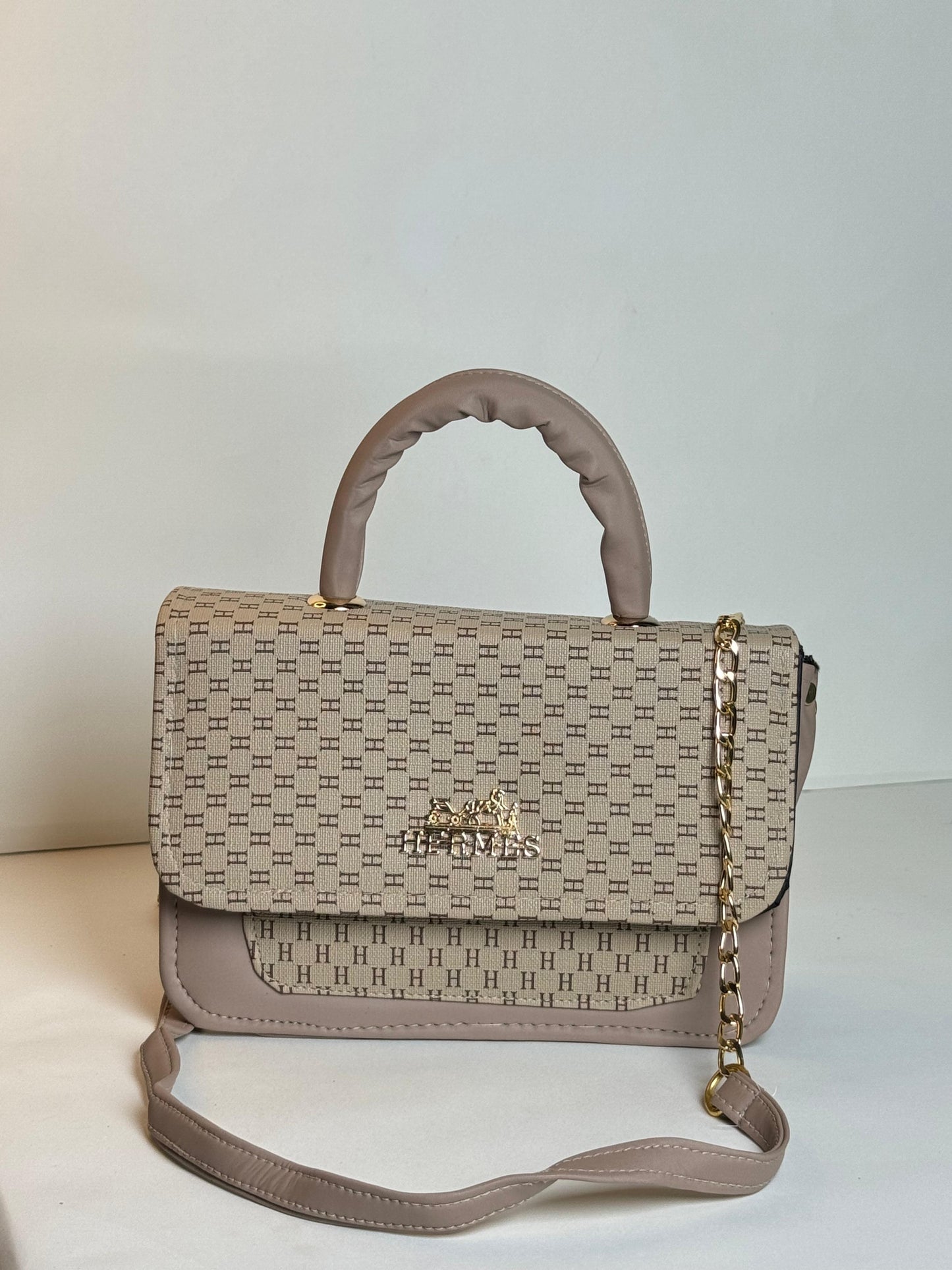 Mocha Luxe Chain Bag